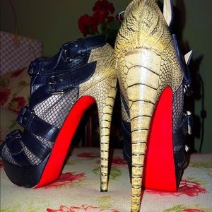 Christian Louboutin Python Boots/Booties